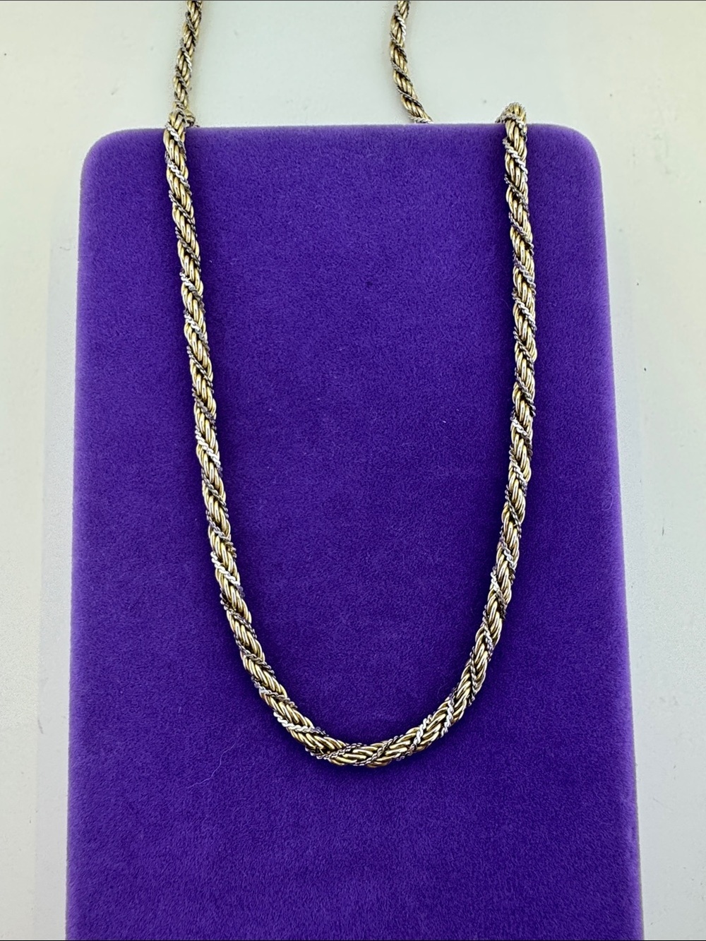 💛 Vintage Gold Plated Rope Chain Wrap Necklace | Bold Statment
